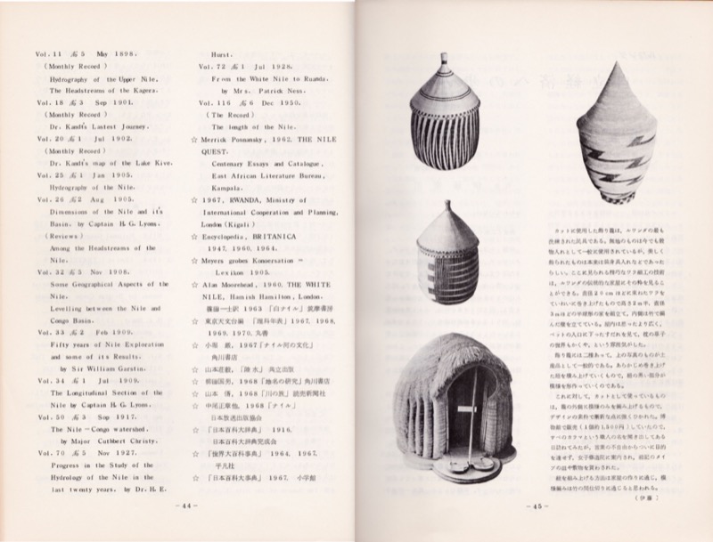 ナイル隊報告書